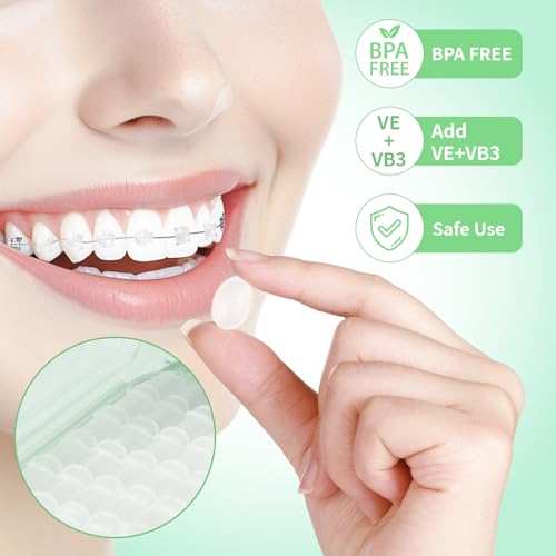 YYING Orthodontic Wax for Braces Mint 1200 Precut Dots Boxed - 10 Boxes