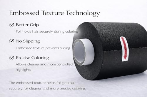 Foilmall Professional Aluminium Hair Foil Roll 12cm x 100m - Pack of 1