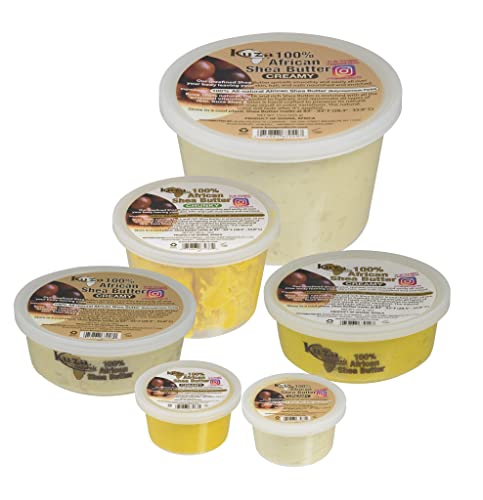 Kuza 100% Pure African Shea Butter - 15oz Moisturizer for Hair, Skin & Nails