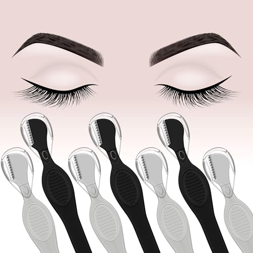 Mudder 28 Pcs Eyebrow Razor Knife Shaver Trimmer Shaver Multipurpose Exfoliating Tool Facial Hair Removal for Women Valentine Gift Giving(Black,Gray)