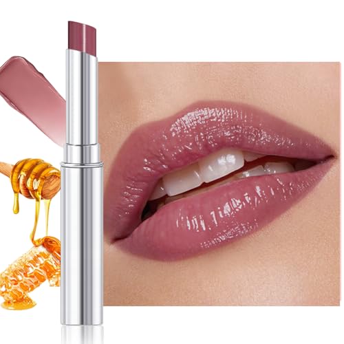 FeiCuiYun Mauve Honey Lip Balm 07# Hydrating Sheer Lip Gloss for Women