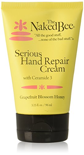 The Naked Bee Grapefruit Blossom Honey Hand Cream 8 oz - Intensive Moisturizer for Dry Skin