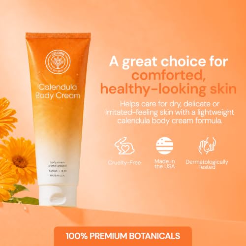 L'EUDINE Calendula Body Cream 4fl oz - Acne, Scars & Wrinkles Repair