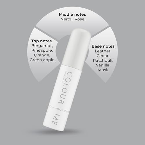Colour Me Homme White Cologne for Men - 1.7 oz EDT Spray