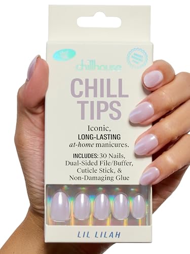 Chillhouse Chill Tips Press on Nails Kit - Lil Lilah Oval Short