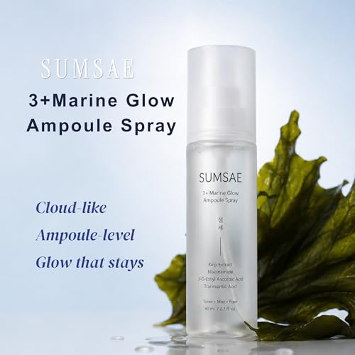 SUMSAE 3-in-1 Marine Glow Ampoule Spray - Hydrating Face Mist & Toner