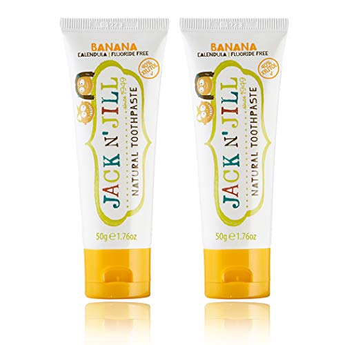 Jack N' Jill Natural Banana Toothpaste 1.76oz (Pack of 2)