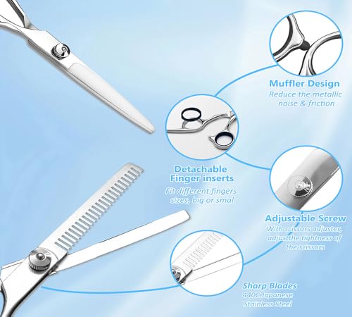 Professional Hair Cutting Scissors & Thinning Shears Kit