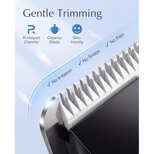 Manscape Body Hair Trimmer for Men-3 in 1 Electric Razor Groin Groomer,IPX7 Waterproof,Versatile Hair Trimmer for Ball/Pubic/Chest/Beard/Nose,USB-C Rechargeable,Gifts for Him Dad