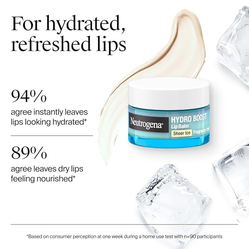 Neutrogena Hydro Boost Hyaluronic Acid Lip Balm Sheer Ice Nude 0.05 Fl Oz