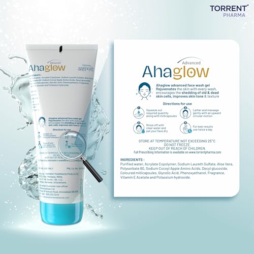 Ahaglow Advanced Skin Rejuvenating Face Wash Gel - 100g