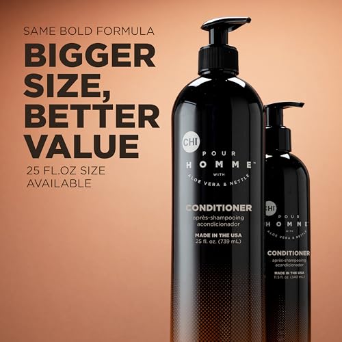 CHI Pour Homme Daily Moisturizing Conditioner for Men, 25 oz