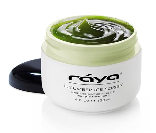 Raya Cucumber Ice Sorbet Cooling Facial Gel Mask, 120ml Hydrating Skincare