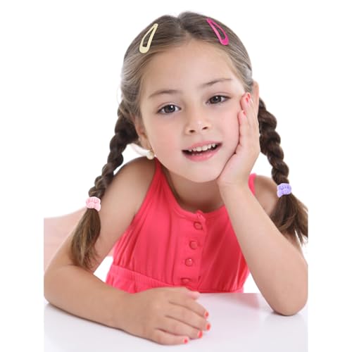 780PCS Hair Accessories Set for Girls & Women - Elastic Bands, Ties, Clips & Ribbons