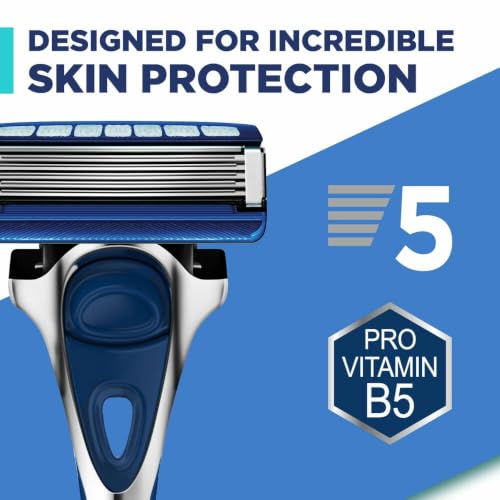 Wilkinson Sword Hydro 5 Skin Protection Razor Blade Refills, 4 Count
