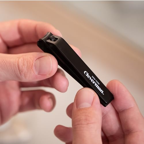 Cleverman Stainless Steel Nail Clipper Set for Men – 2-Pack