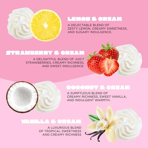 Cake Beauty Hand Cream Set - Shea Butter & Coconut Oil - 4 Pack