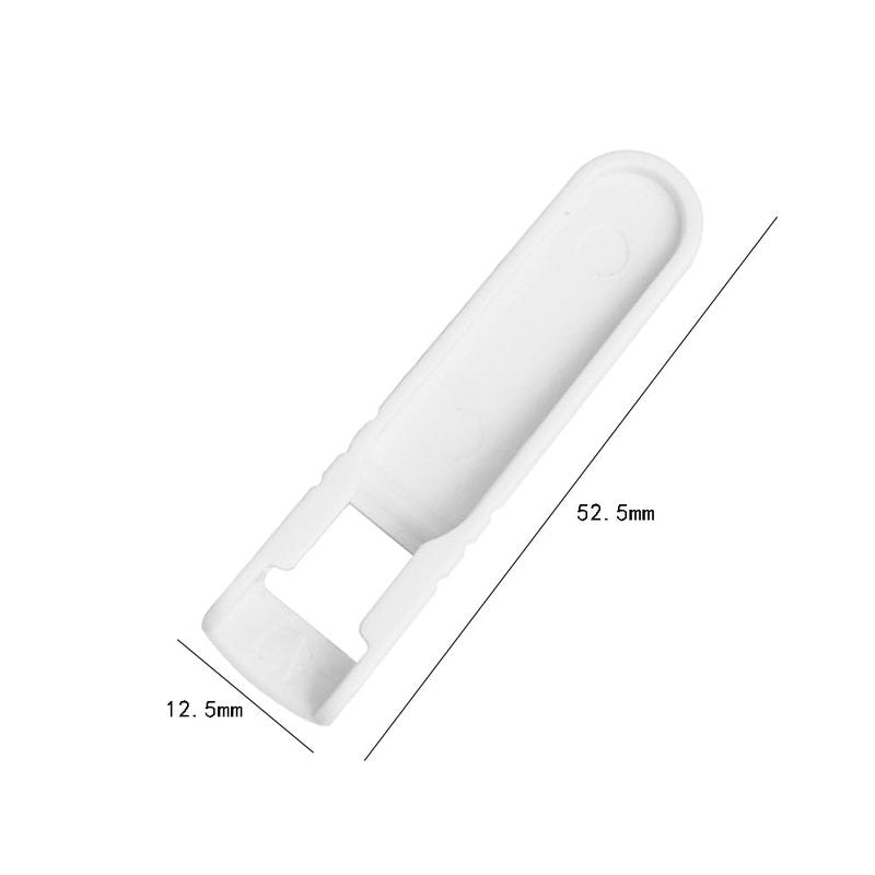 20 Pieces Tweezer Protector Plastic Tweezer Protector Cap Tweezers Tip Covers Tweezer Sleeve Tweezer Point Protectors Tweezers Protective Cover, White
