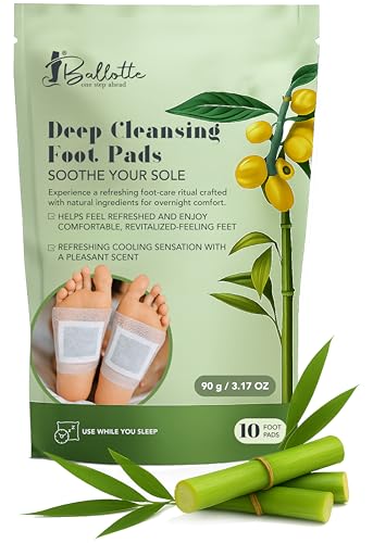 Ballotte Deep Cleansing Foot Pads with Bamboo Vinegar - 10 Count