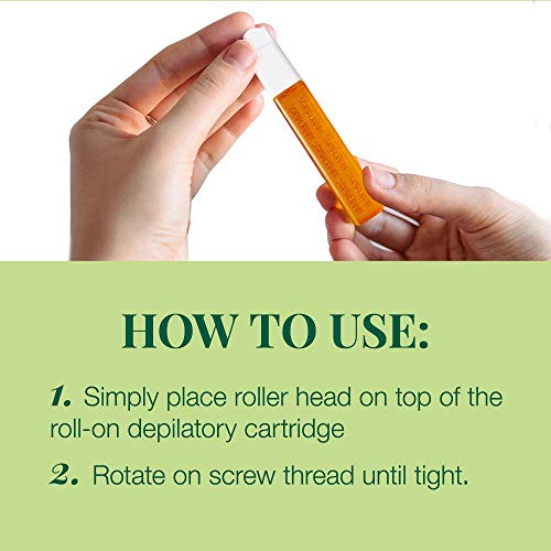 Clean + Easy Small Wax Roller Heads - 3 Pack for Smooth Hair Removal
