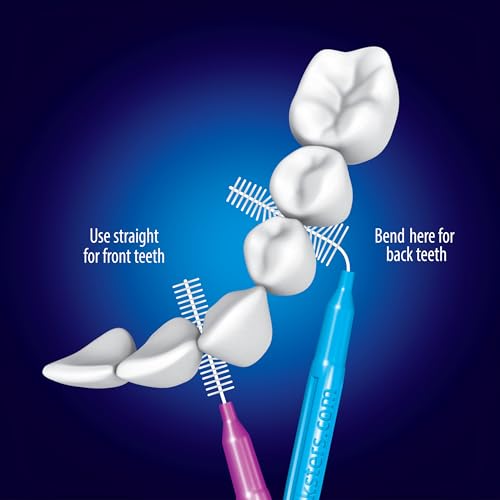 Piksters Interdental Brush Size 1 for Tight Gaps - 35 Pack