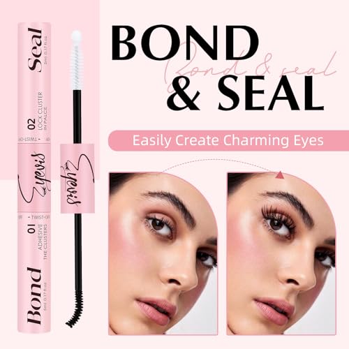 EYEVIS 2-in-1 Waterproof Lash Bond and Seal Glue 10ML