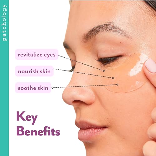 Patchology Hydrating Bubbly Eye Gels with Niacinamide - 5 Pairs
