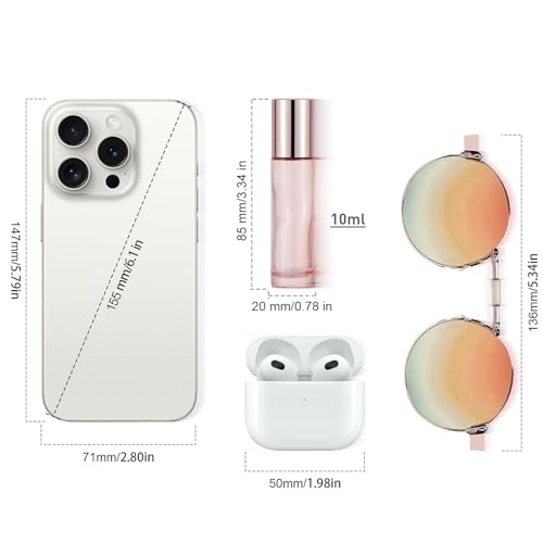 Rose Gold Glass Roller Bottles - 8 Pack 10ml Essential Oil Roll-ons with UV Protection