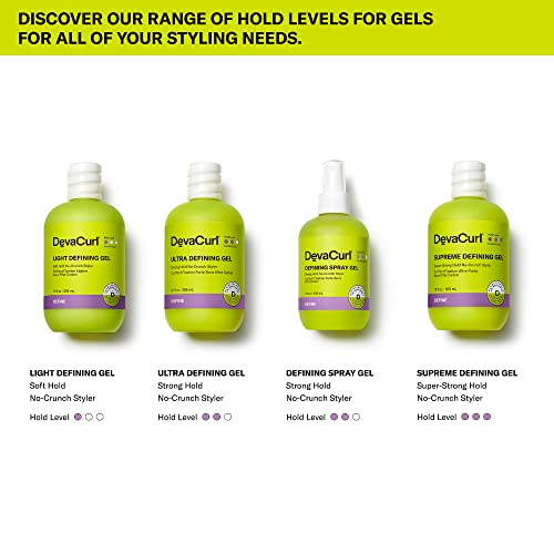 DevaCurl Ultra Defining Gel - Strong Hold, Non-Crunch, Non-Flaking