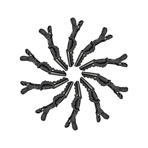10 Pack Black Alligator Hair Clips for Women – Professional Styling