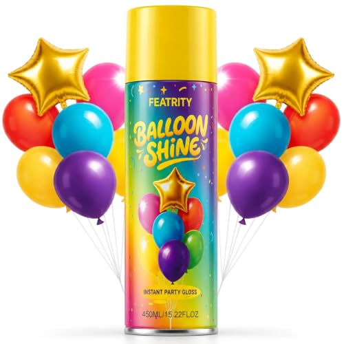 Balloon Shine Spray - 15 oz High-Gloss Finish for Events