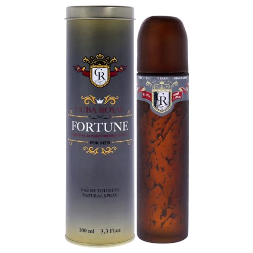 Cuba Royal Fortune Blue Eau De Toilette Spray for Men 3.3 Fl Oz - Masculine Fragrance