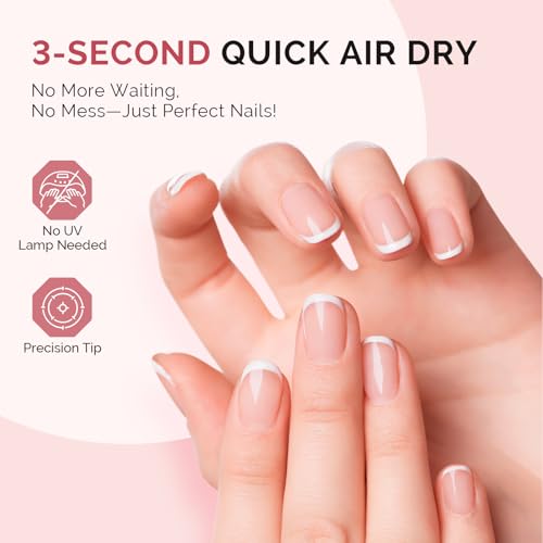MelodySusie 12Pcs Nail Glue - Strong, Quick Dry Adhesive for Press-On Nails