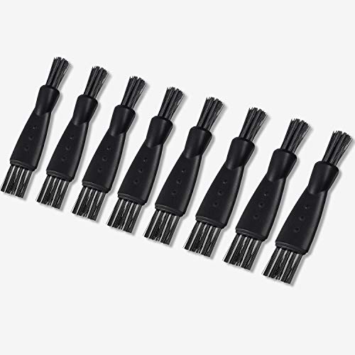 Patelai 8-Pack Electric Shaver Cleaning Brushes - Double-Sided Nylon