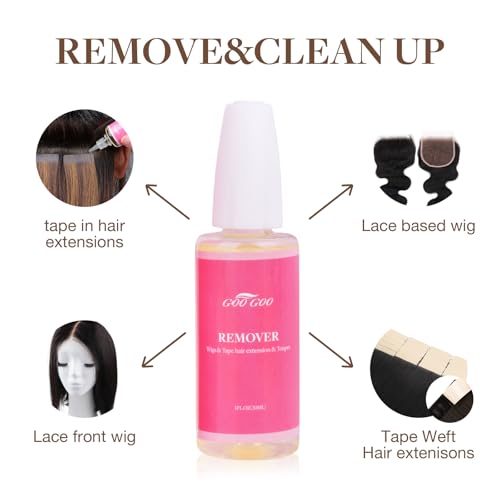 GOO GOO Tape-in Extension Remover 30ml - Gentle Hair Glue Dissolver