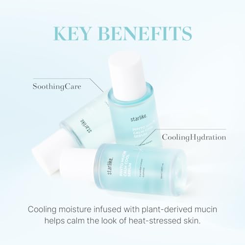 Starlike Phyto Mucin Calm Cool Serum 50ml – Yam & Okra Hydrating Korean Skincare