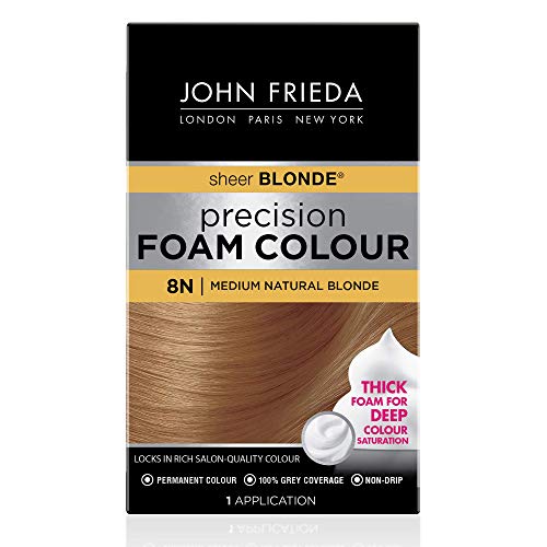 John Frieda Precision Foam Colour 8N - Medium Natural Blonde, 1 Application