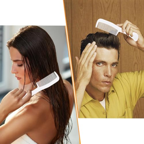 Merkaunis 100-Pack Disposable Hair Combs, Individually Wrapped Plastic Combs