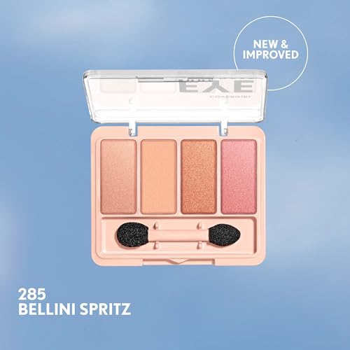 Covergirl Eye Enhancer Eyeshadow Quad - Bellini Spritz, Vegan & Talc-Free
