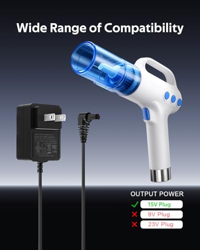 15V AC Charger for Black & Decker Cordless Floor Sweepers