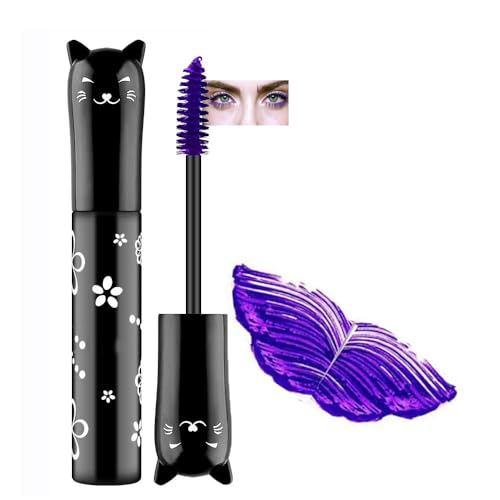 Easilydays 6 Colors Waterproof Colored Mascara - Purple (#03) – Long Lasting, Volumizing, Vibrant Eyelash Makeup