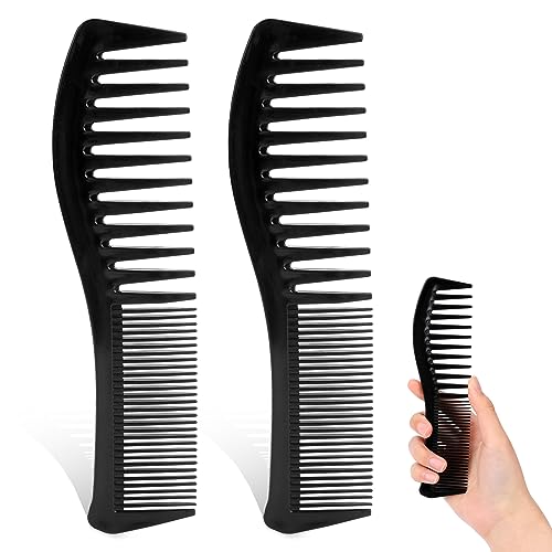All-Purpose Hair Grooming Set - 2 Pack Double-Sided Combs