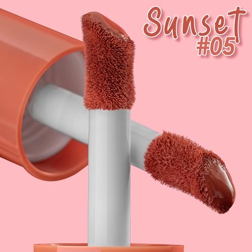 Pink Up Sunset Liquid Blush 6ml - Long-Lasting, Non-Greasy, Matte with Subtle Shimmer