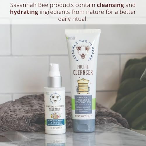Savannah Bee Company Night Time Rejuvenation Honey Cream 2 Oz — Anti-Aging & Skin Hydration