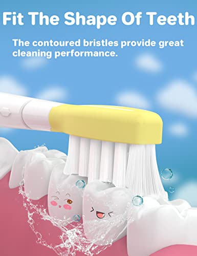 Futulkyus Replacement Brush Heads for Philips Sonicare Kids, Ages 7+, 6 Pack