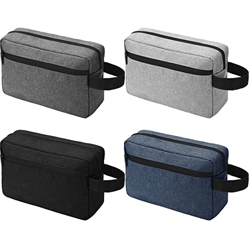 Reginary Dark Color Minimalist Toiletry Bags - 4 Pcs Water Resistant