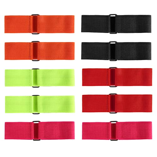 Hooqict 10-Pack Three-Legged Race Bands for Outdoor Fun