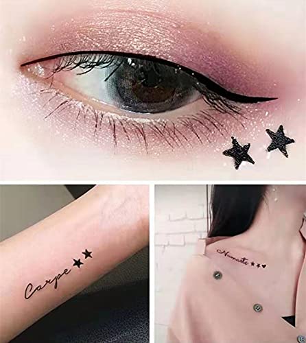 Go Ho Black Star Stamp Eyeliner Pen - Waterproof & Long-lasting