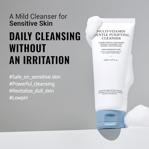 ASNO Vegan Purifying Cleanser 150ml - Hydrating Face Wash for Sensitive Skin