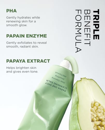 EITHER& PAPHA One-Shot Cleansing Balm - Makeup Remover & Exfoliant